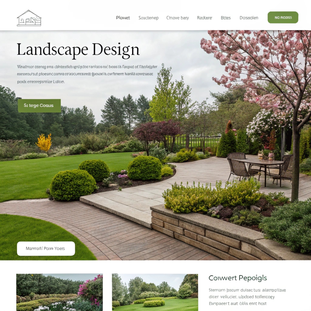 Розробка сайту для ландшафтного дизайну
