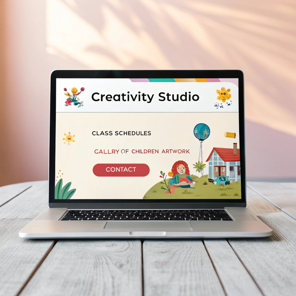 Розробка сайту для дитячої студії творчості