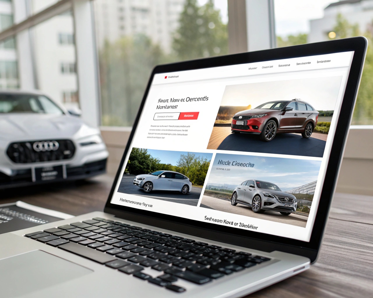 Розробка сайту для автосалону